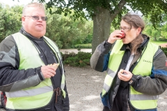 Fikapaus vid Harlösa kyrka
