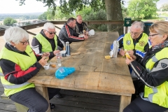 Fikapaus vid Harlösa kyrka